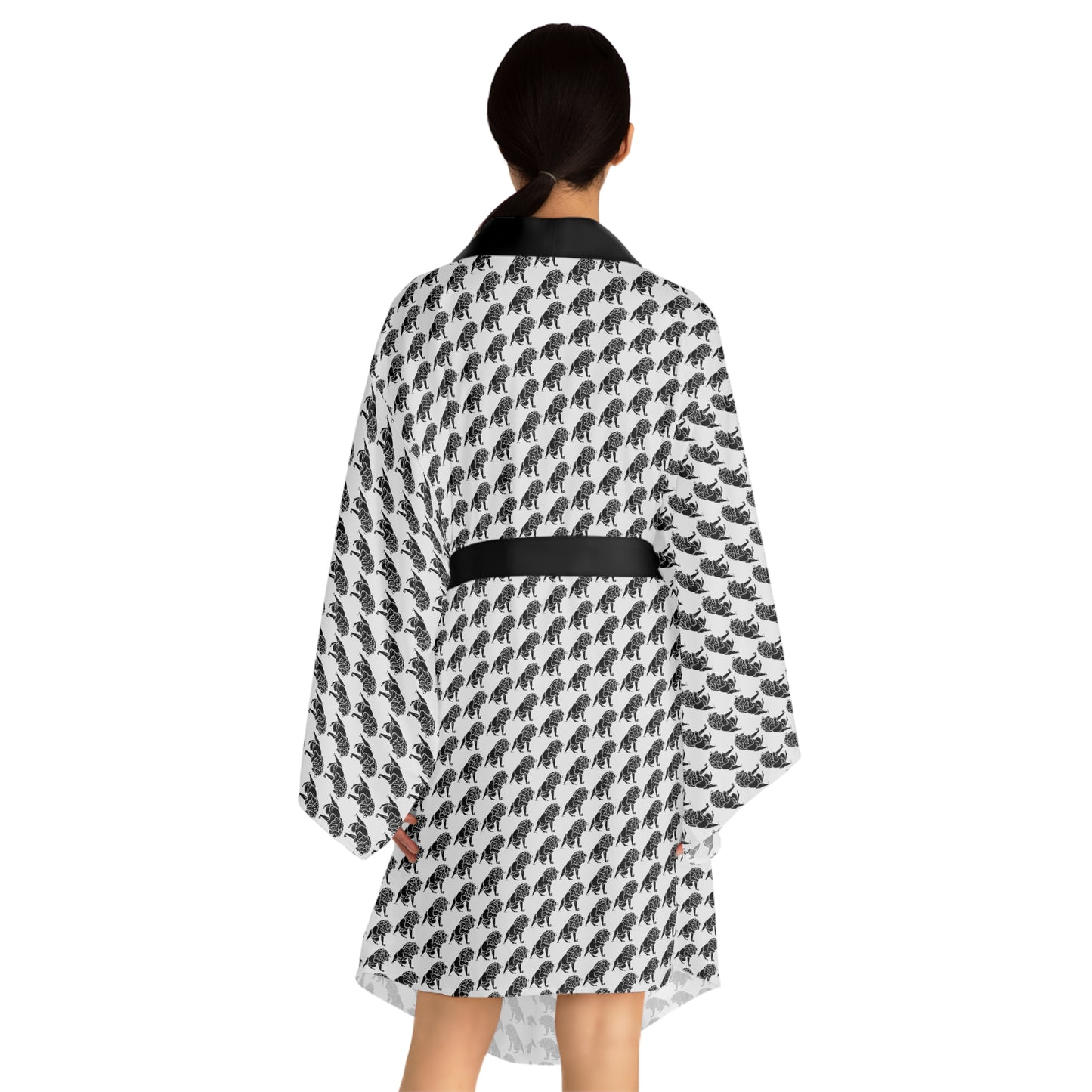 Long Sleeve Kimono Robe (AOP)