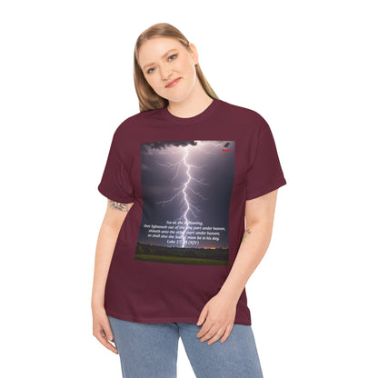 Lightning Style Son of man Unisex Heavy Cotton Tee