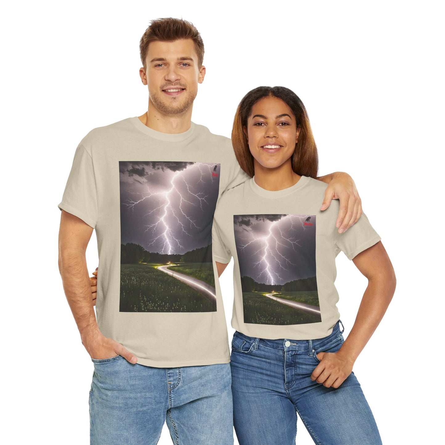 Lightning Style Unisex Heavy Cotton Tee