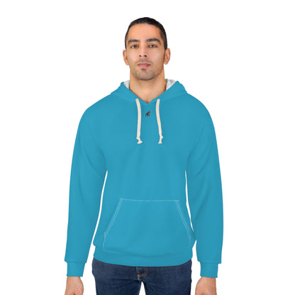 Matiby Turquoise Unisex Pullover Hoodie (AOP)