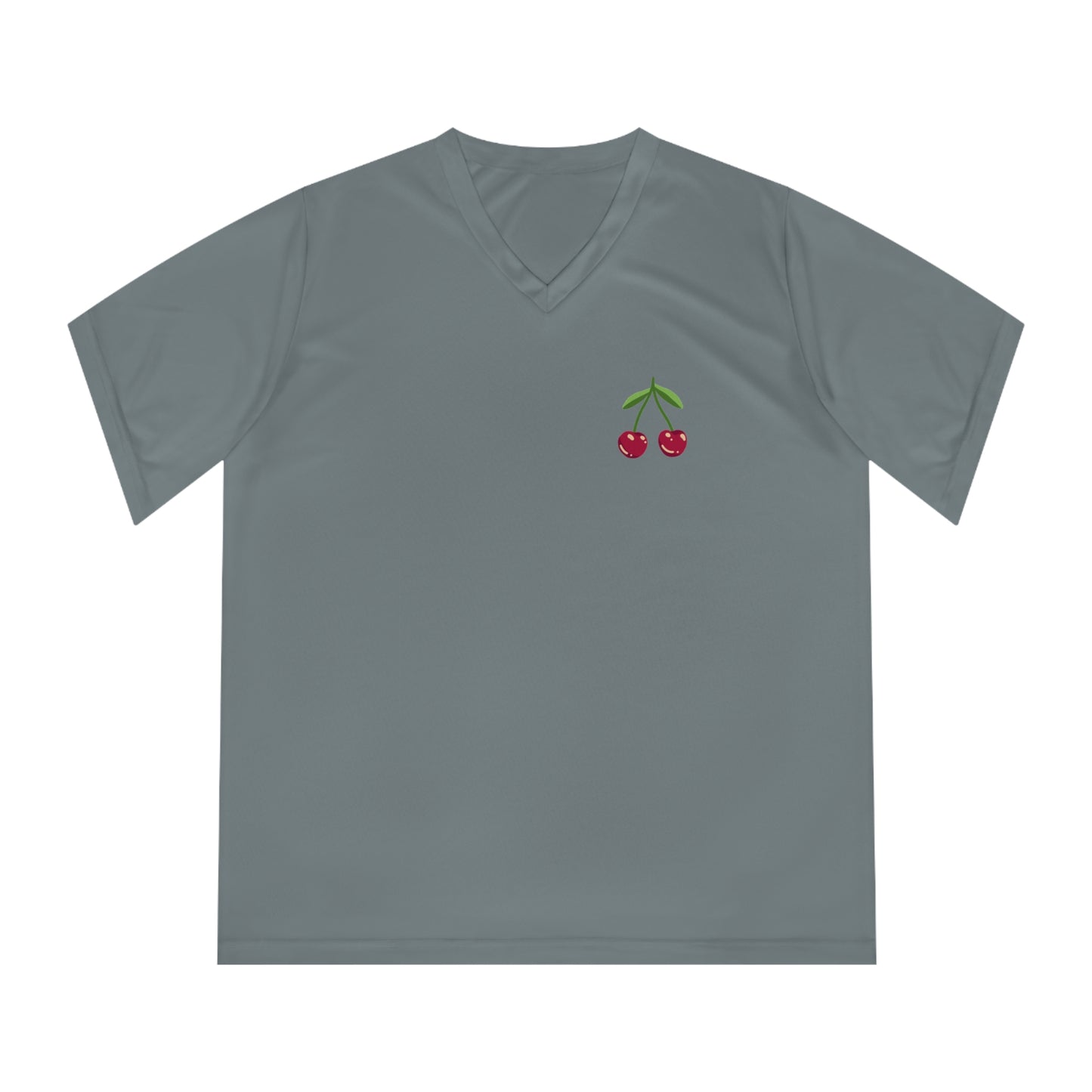 Women's Performance Cherry V-Neck T-Shirt