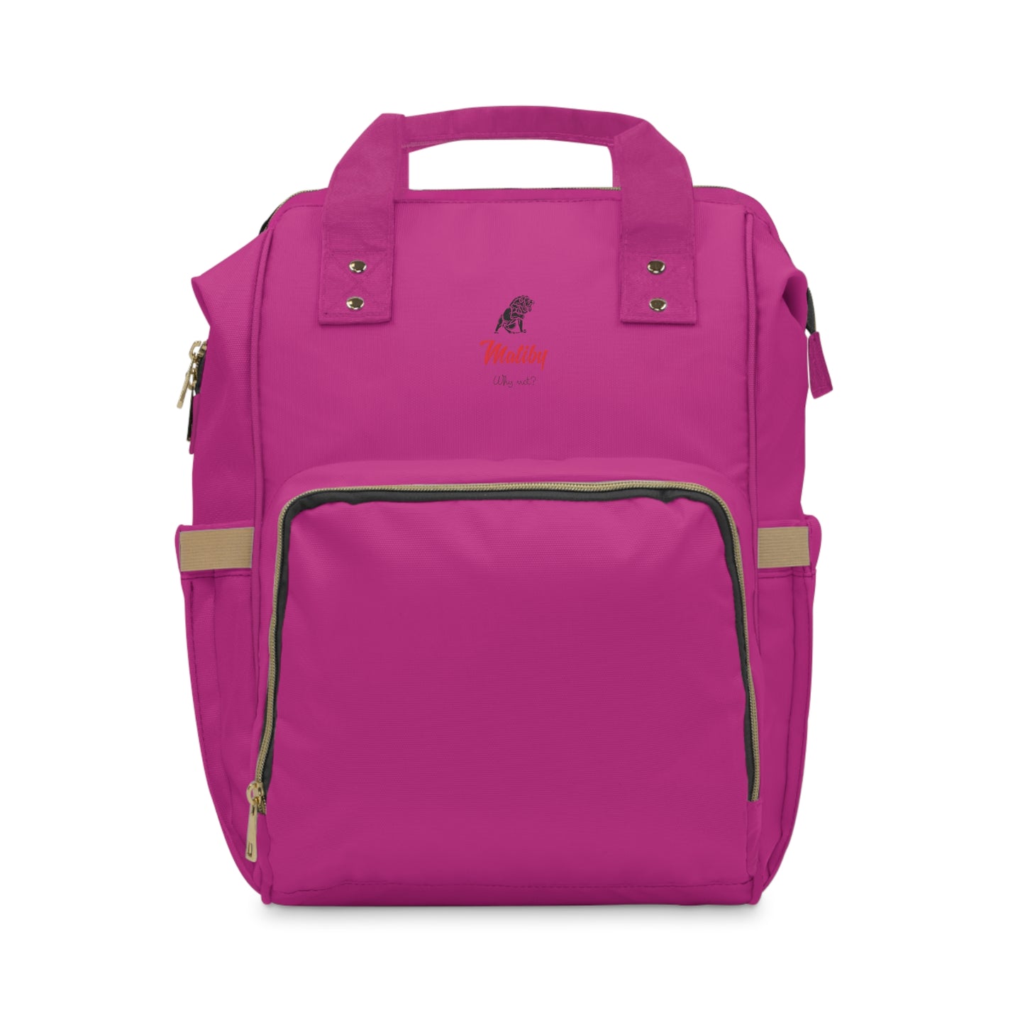 Multifunctional Diaper Backpack Pink