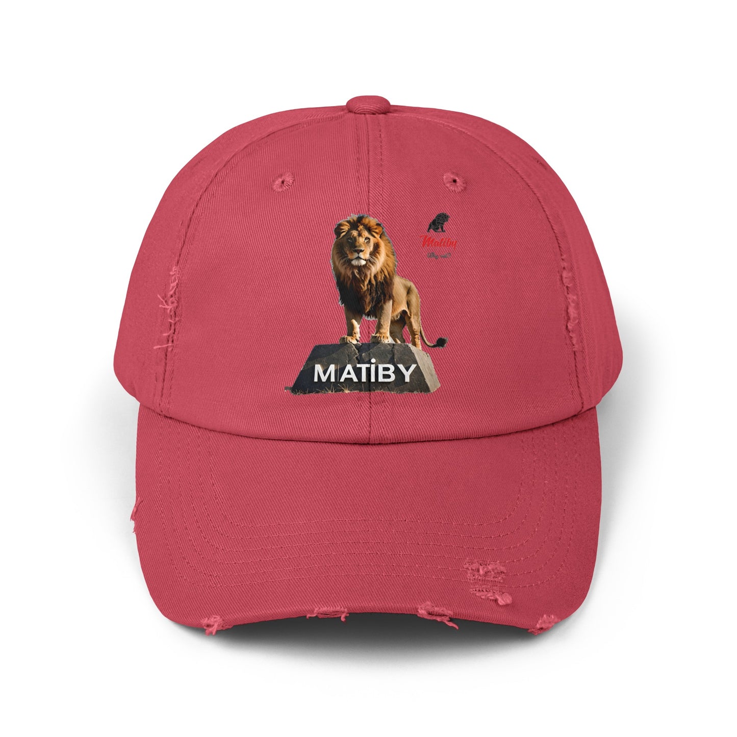 Matiby Lion Unisex Distressed Cap