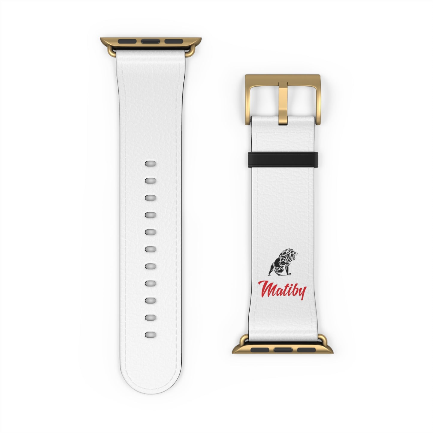 Matiby White Watch Band