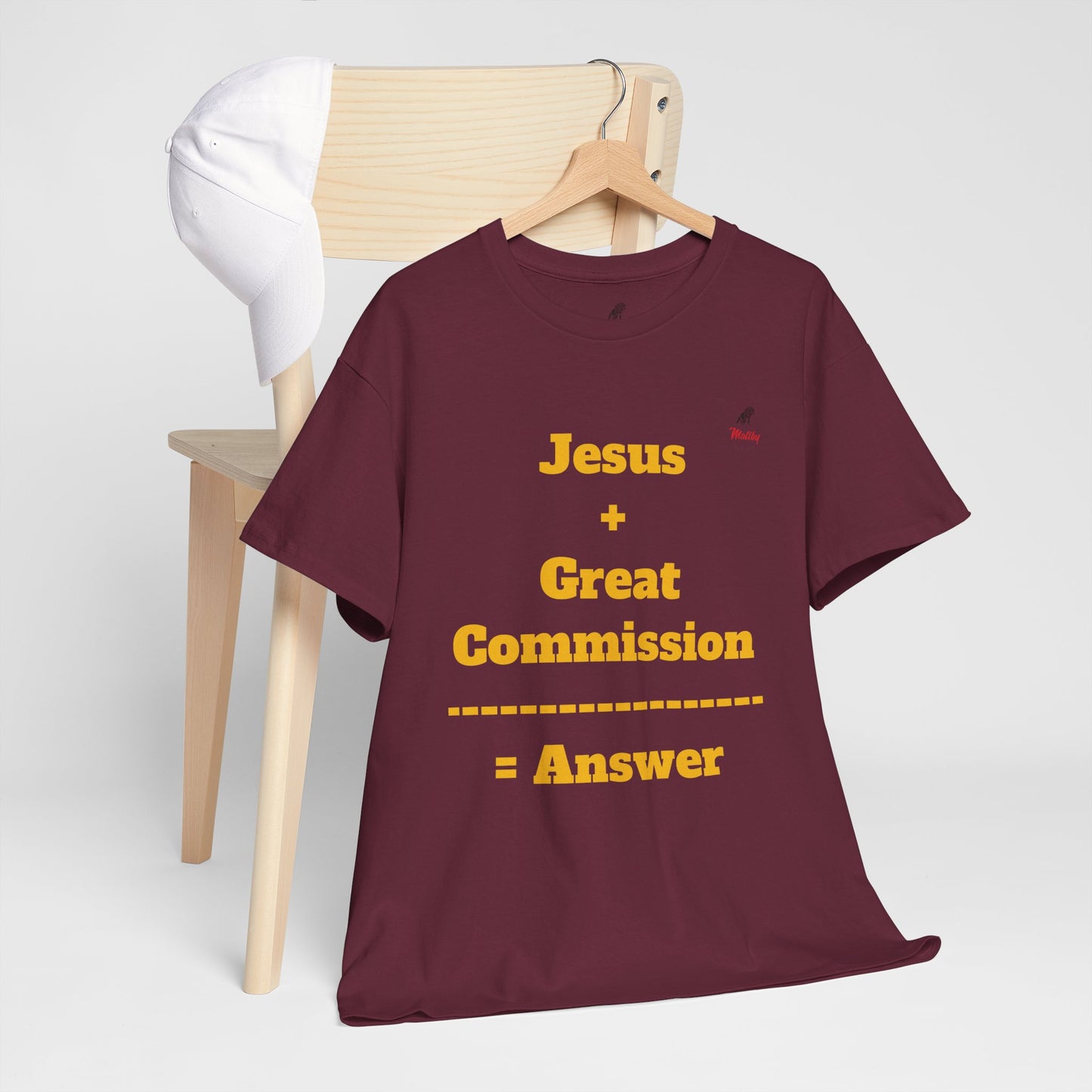 Jesus+Great Commission Unisex Heavy Cotton Tee