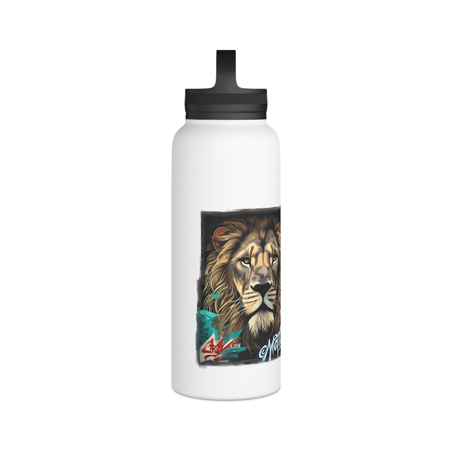 Matiby Matiffi Stainless Steel Water Bottle, Handle Lid