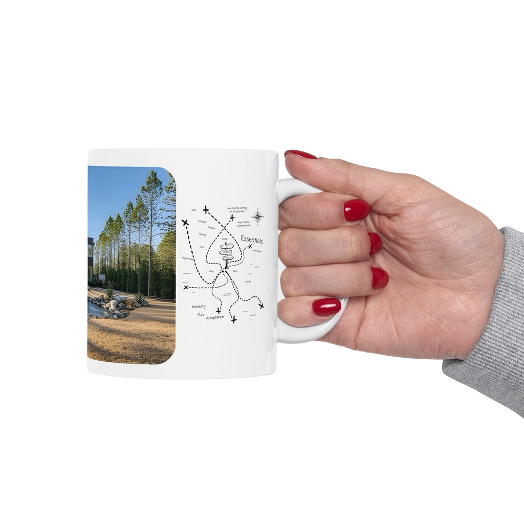 Cozy Architecture & Dreamy Landscapes #2 White Ceramic Mug – Homes Home Sweet Home Cup (11oz/15oz)