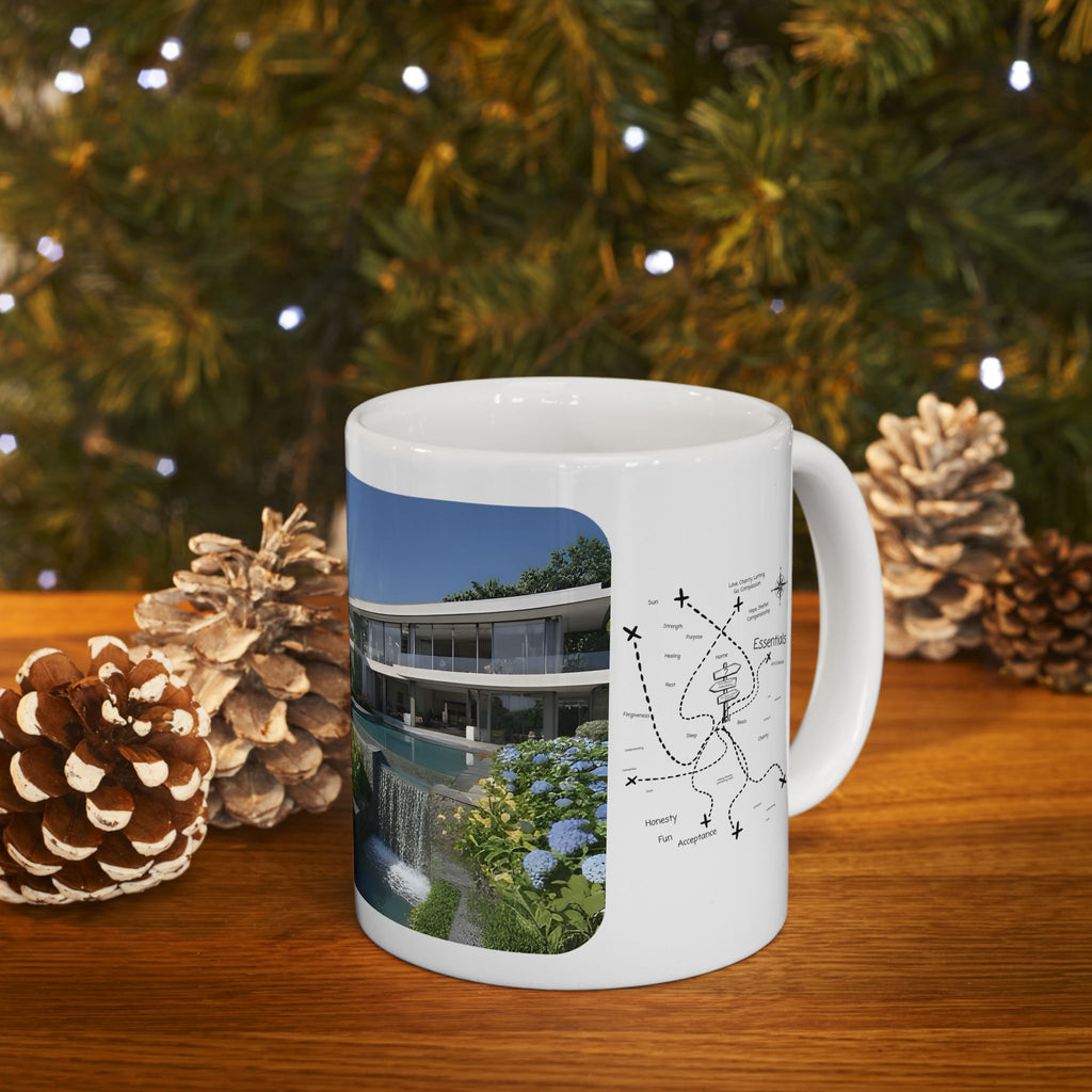 Cozy Architecture & Dreamy Landscapes #26 White Ceramic Mug – Homes Home Sweet Home Cup (11oz/15oz)