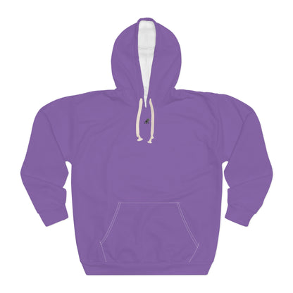 Matiby Light Purple Unisex Pullover Hoodie (AOP)