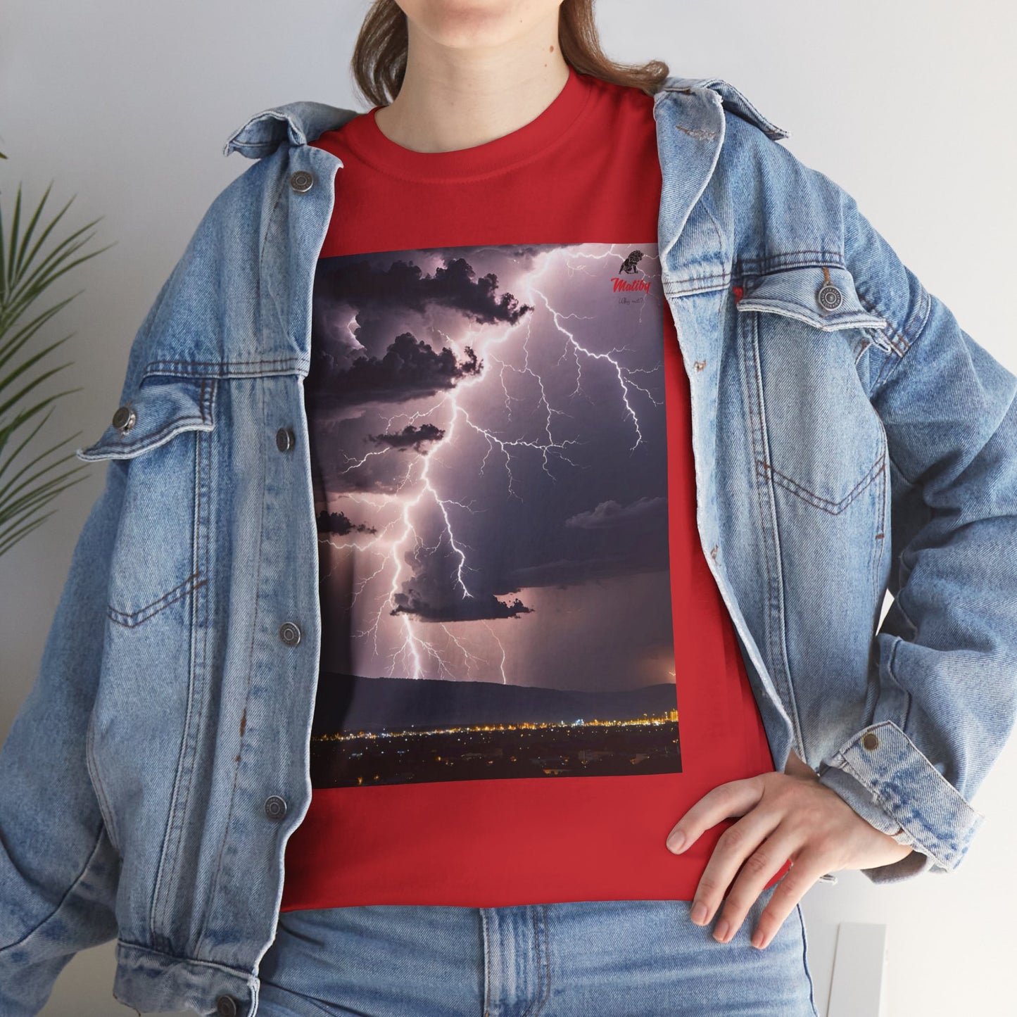 Lightning Style Unisex Heavy Cotton Tee