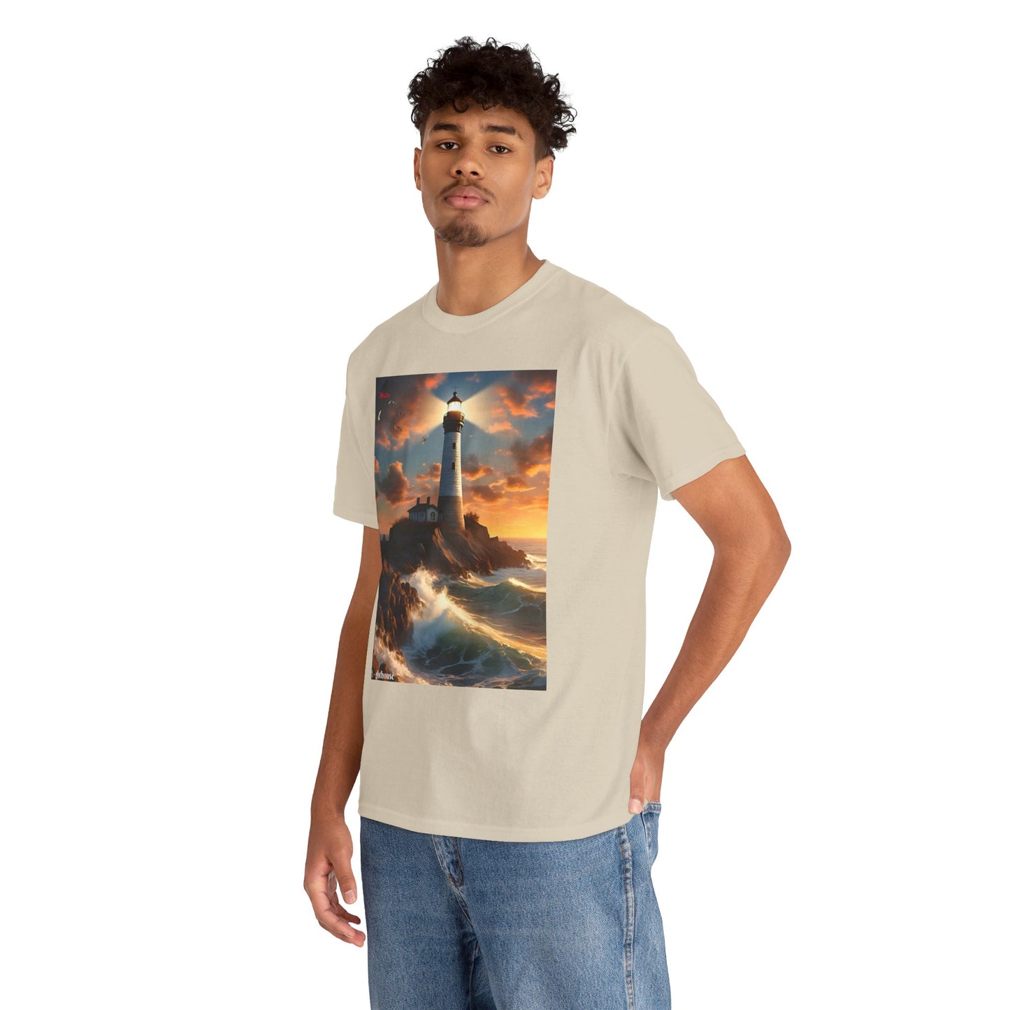 Lighthouse Unisex Heavy Cotton Tee