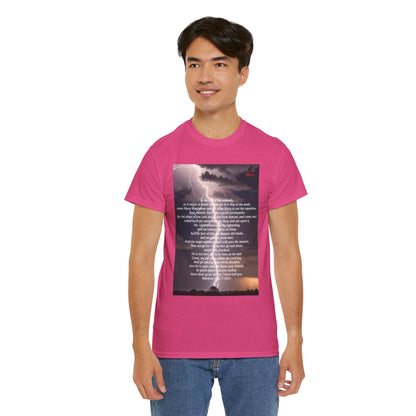 Lightning Style He is Risen Unisex Heavy Cotton Tee