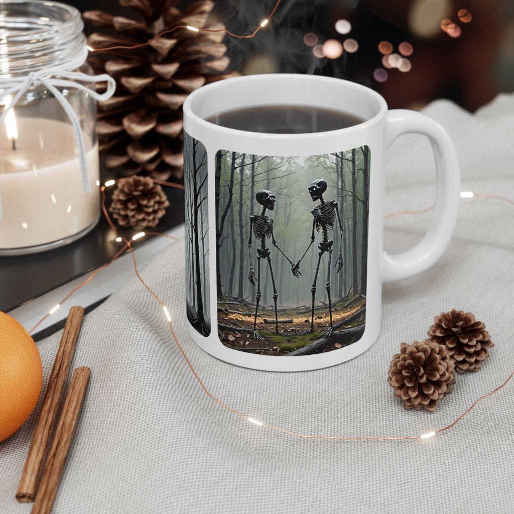 The Stick-To-It Species #5 White Ceramic Mug – Anatomy of Optimism Cup 11oz/15oz