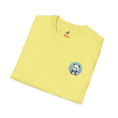 Panda With Boba Unisex Softstyle T-Shirt