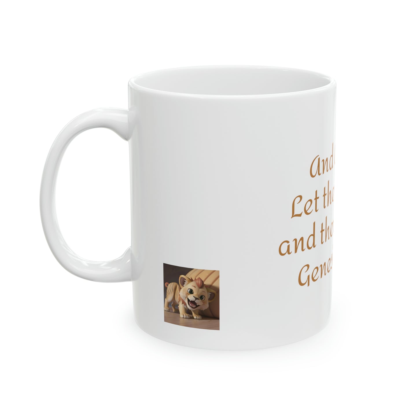 Bible Speaks Gen 1:3 Ceramic Mug, 11oz