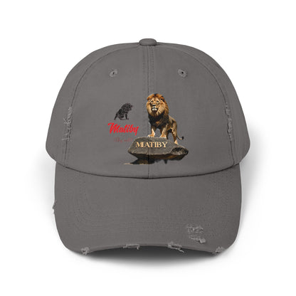 Matiby Lion Unisex Distressed Cap