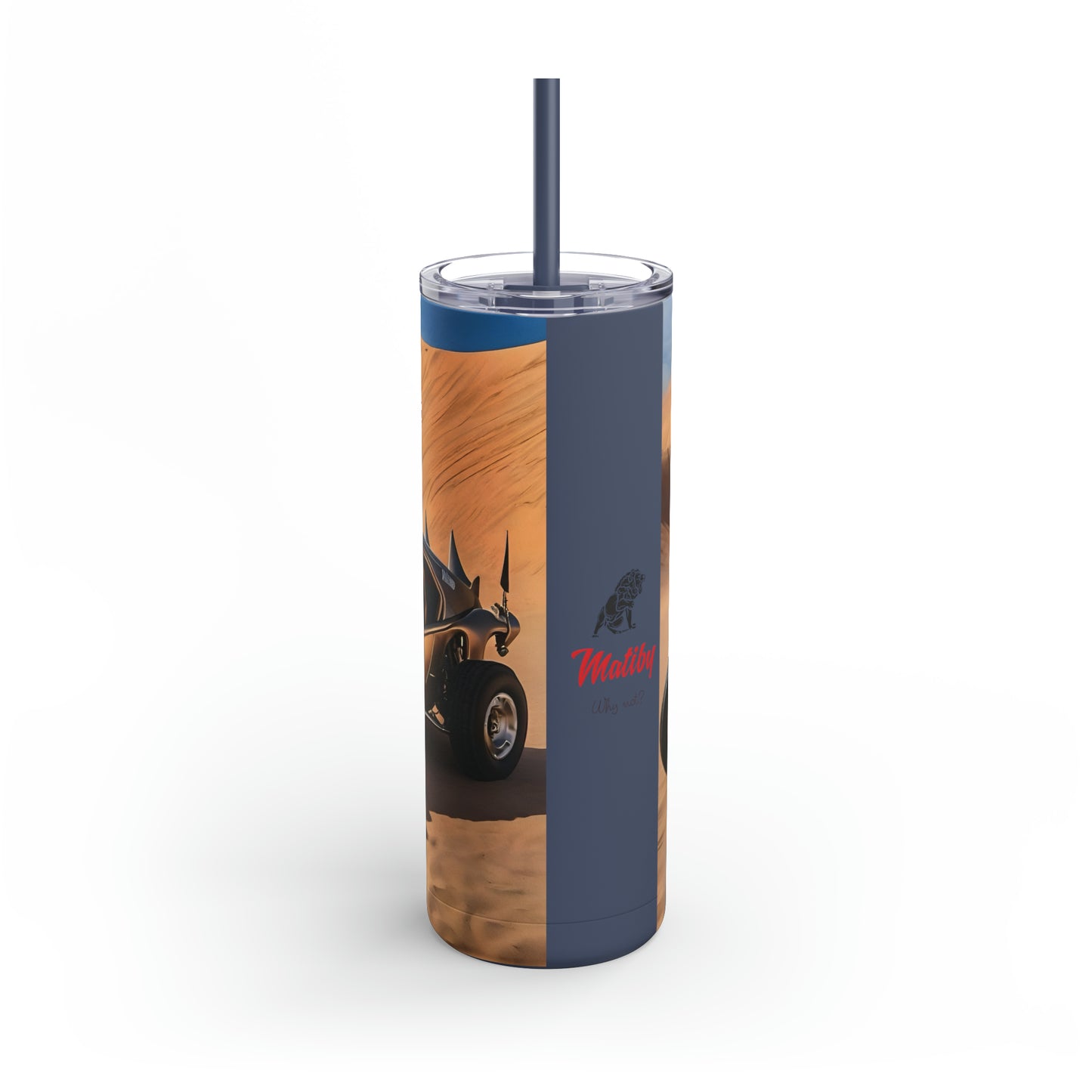 Matiby Artzy Maars Maker Skinny Matte Tumbler, 20oz