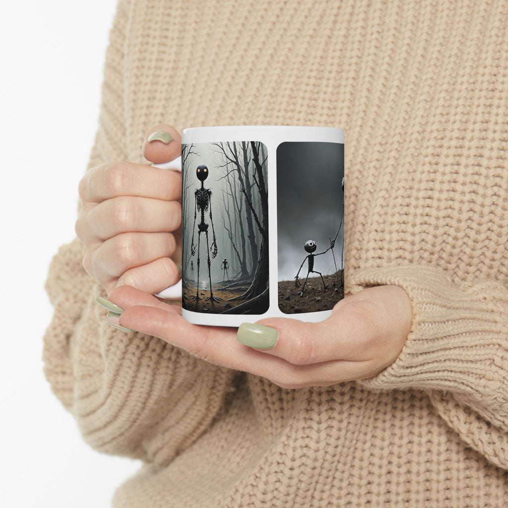 The Stick-To-It Species #1 White Ceramic Mug – Anatomy of Optimism Cup 11oz/15oz
