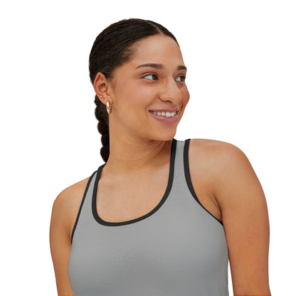 Women's Light Grey Tank Top (AOP)