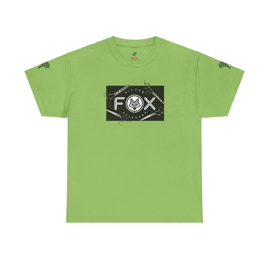 Silver Fox Scissors Unisex Heavy Cotton Tee