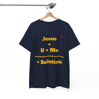 Jesus+U+Me Unisex Heavy Cotton Tee