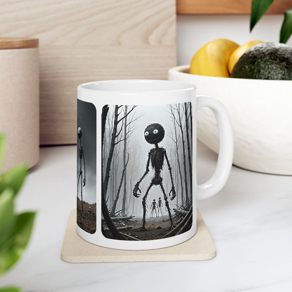 The Stick-To-It Species #1 White Ceramic Mug – Anatomy of Optimism Cup 11oz/15oz