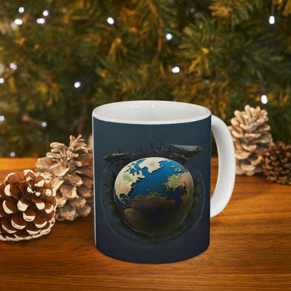 Matiby Worlds Ceramic Mug, 11oz