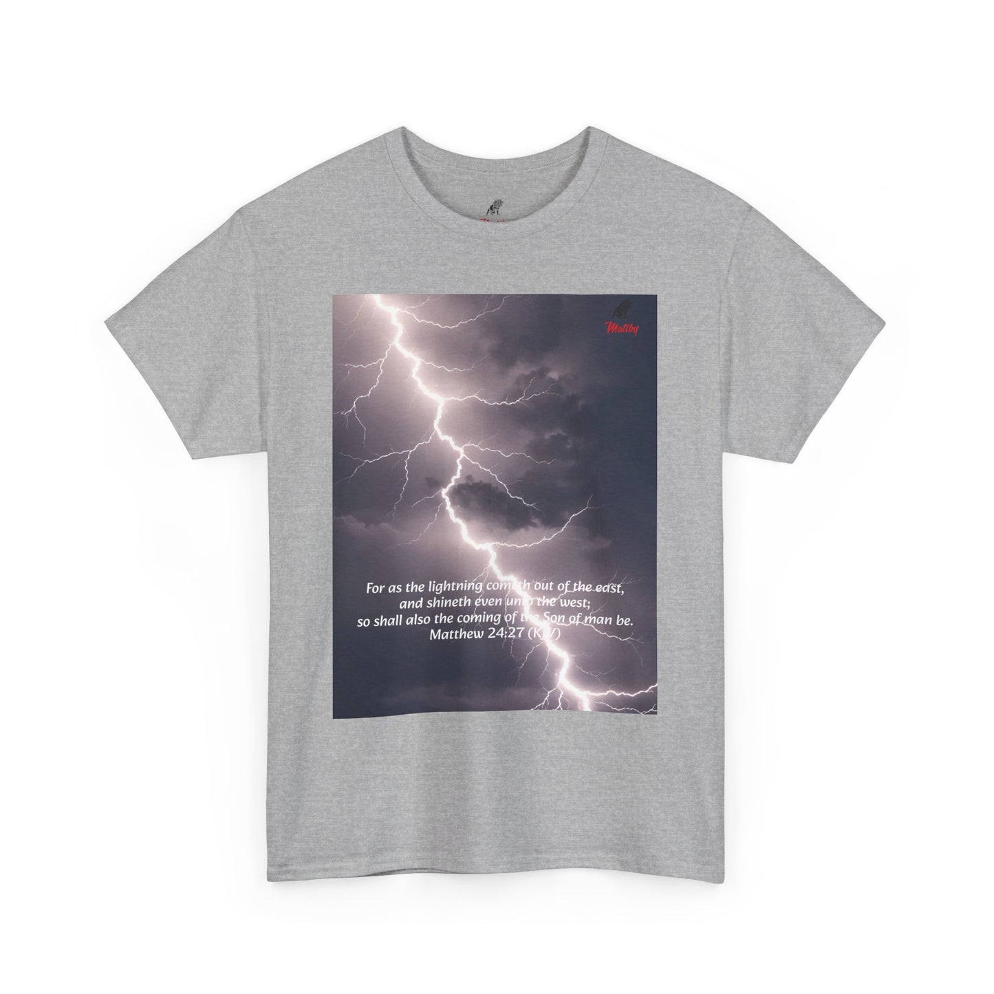 Lightning Style East West Unisex Heavy Cotton Tee