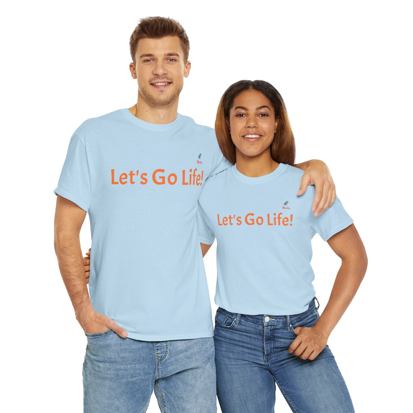 Let's Go Life! Unisex Heavy Cotton Tee