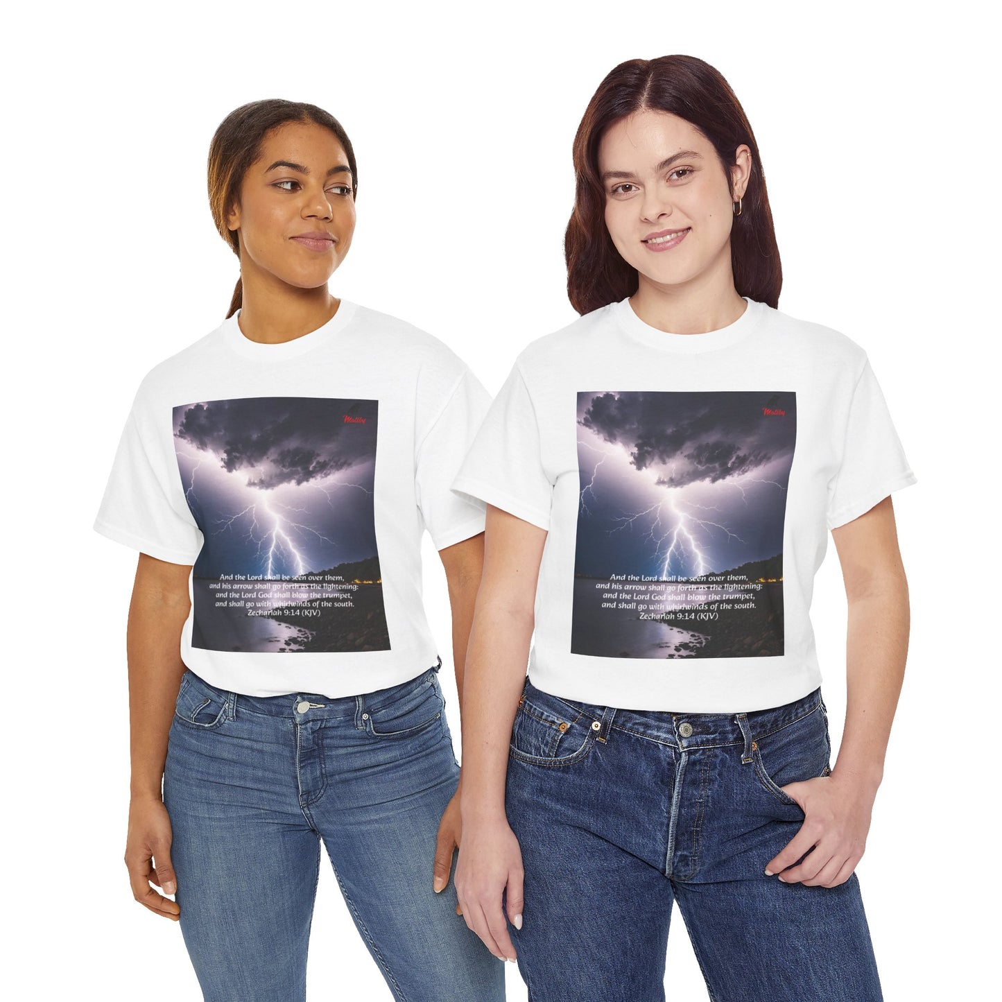 Lightning Style God's Arrow Unisex Heavy Cotton Tee