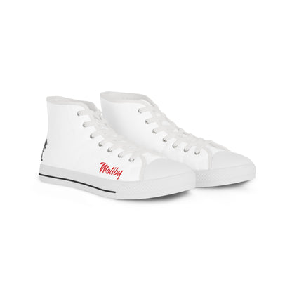 Men's White High Top Sneakers