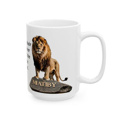 Bible Speaks Daniel 1:15 Ceramic Mug, 11oz