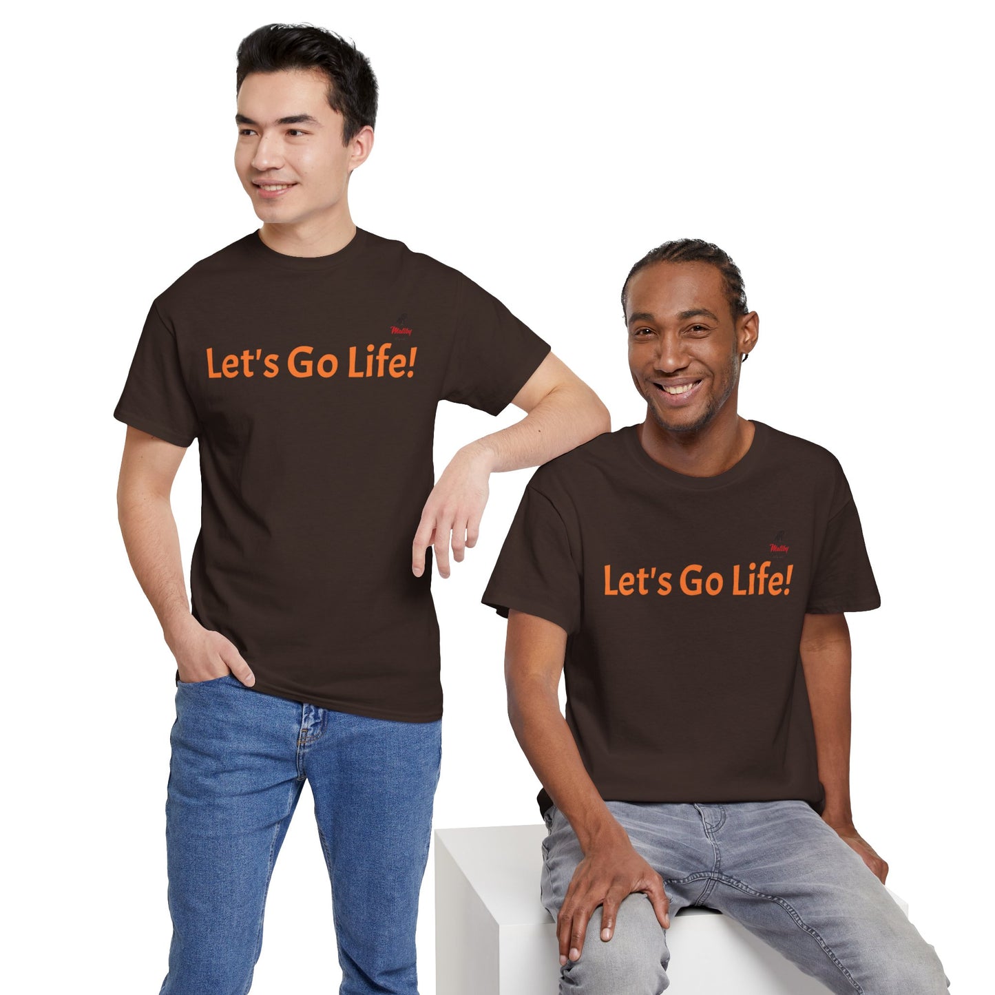 Let's Go Life! Unisex Heavy Cotton Tee