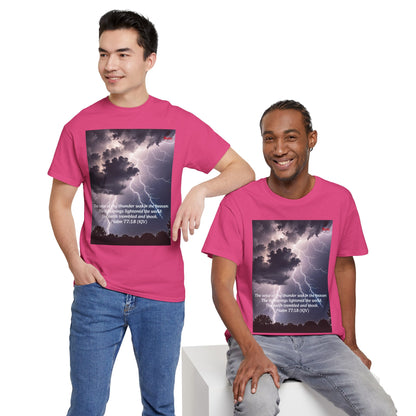 Lightning Style Thunder Unisex Heavy Cotton Tee