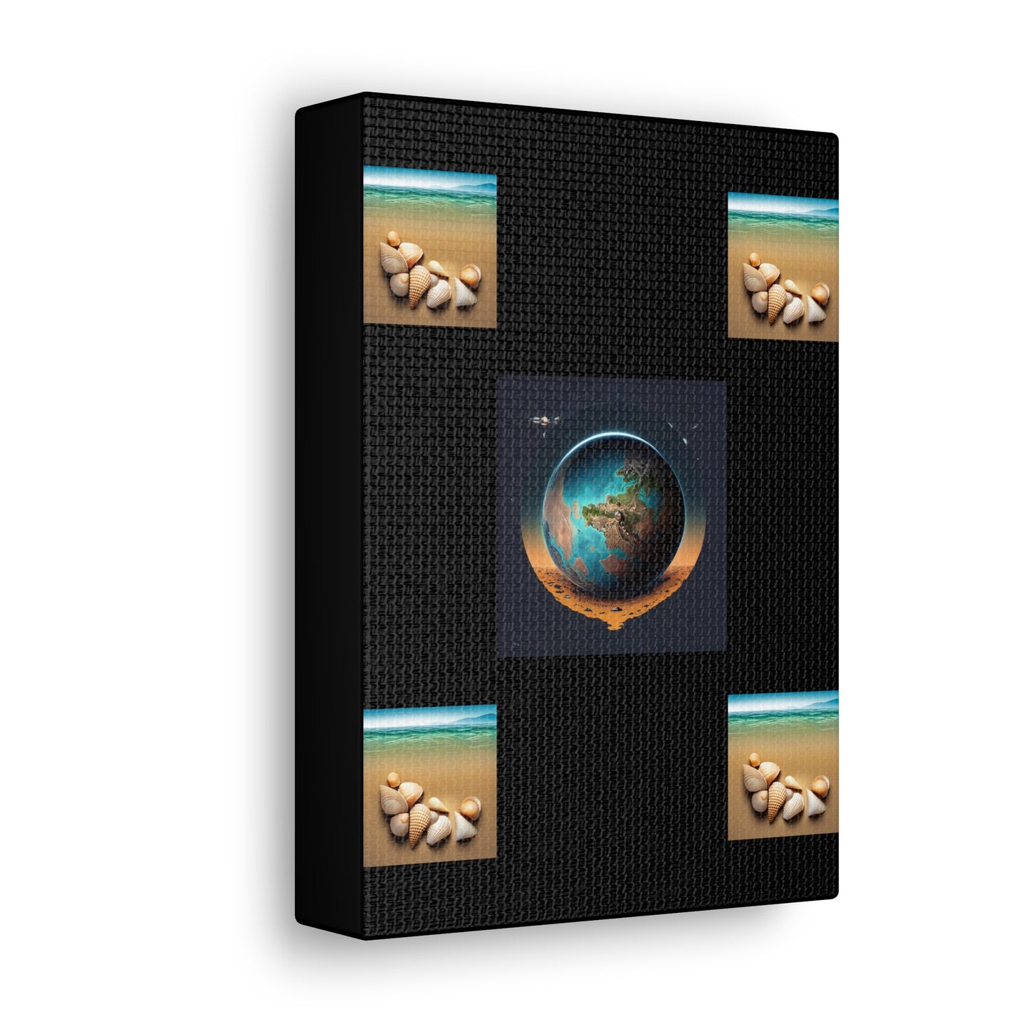 Matiby Worlds Black Canvas Gallery Wraps