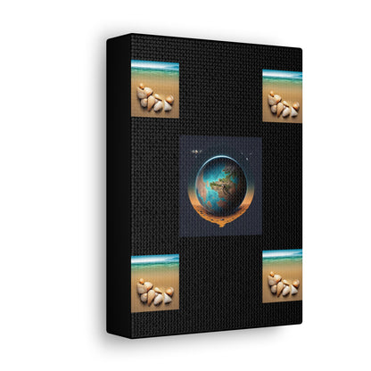 Matiby Worlds Black Canvas Gallery Wraps