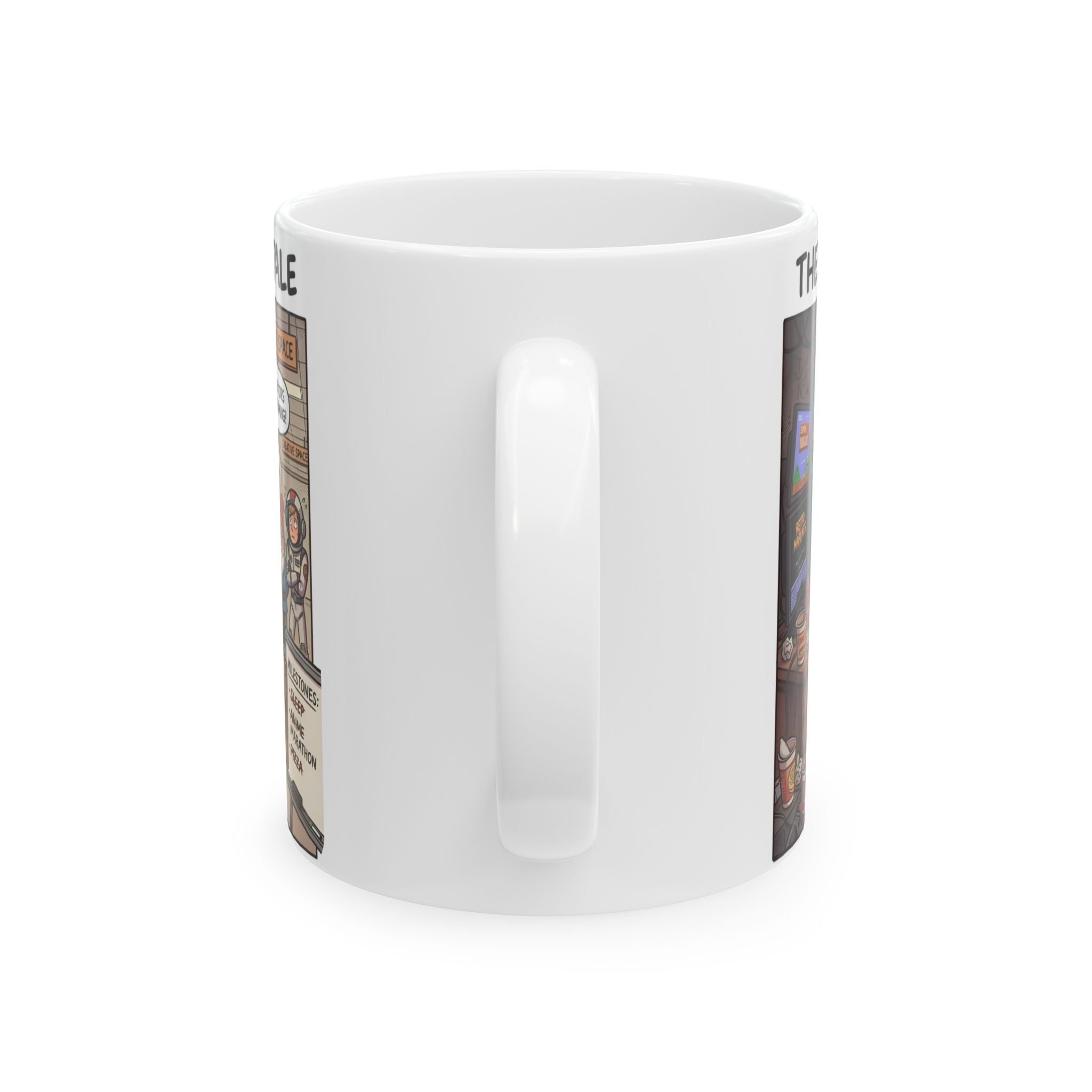Humorous Game Developer White Ceramic Mug — 'The Life of the Indie Game Dev' Tea Cup (11oz/15oz)