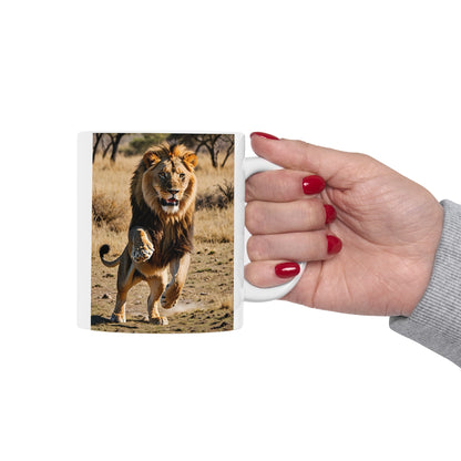 Matiby Lion Ceramic Mug, 11oz