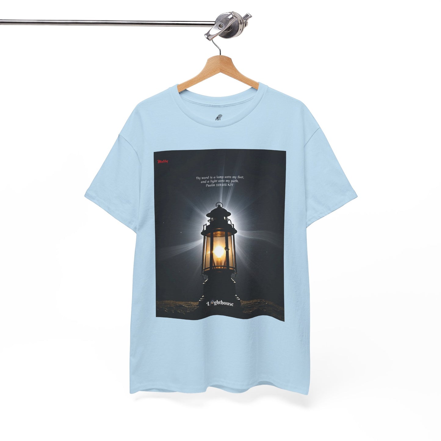 Lighthouse Psalm 119 Unisex Heavy Cotton Tee