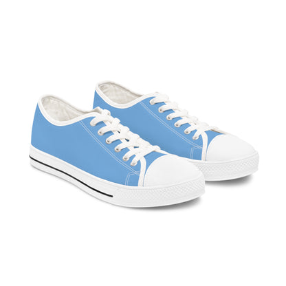 Women's Light Blue Low Top Sneakers