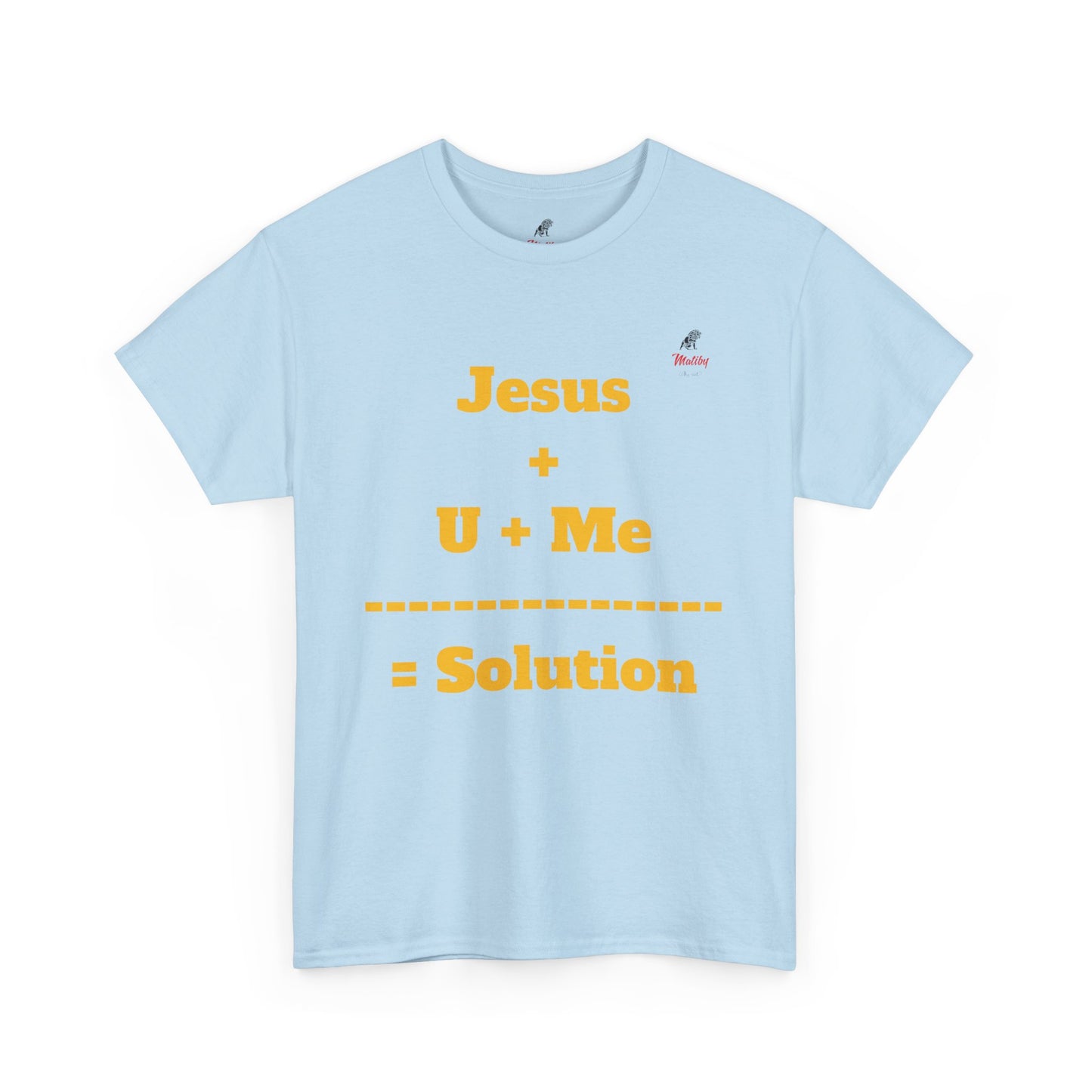 Jesus+U+Me Unisex Heavy Cotton Tee