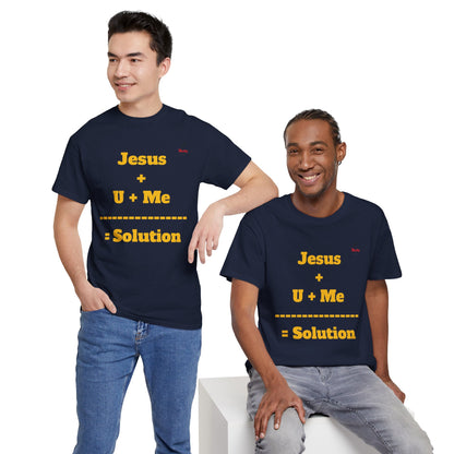 Jesus+U+Me Unisex Heavy Cotton Tee