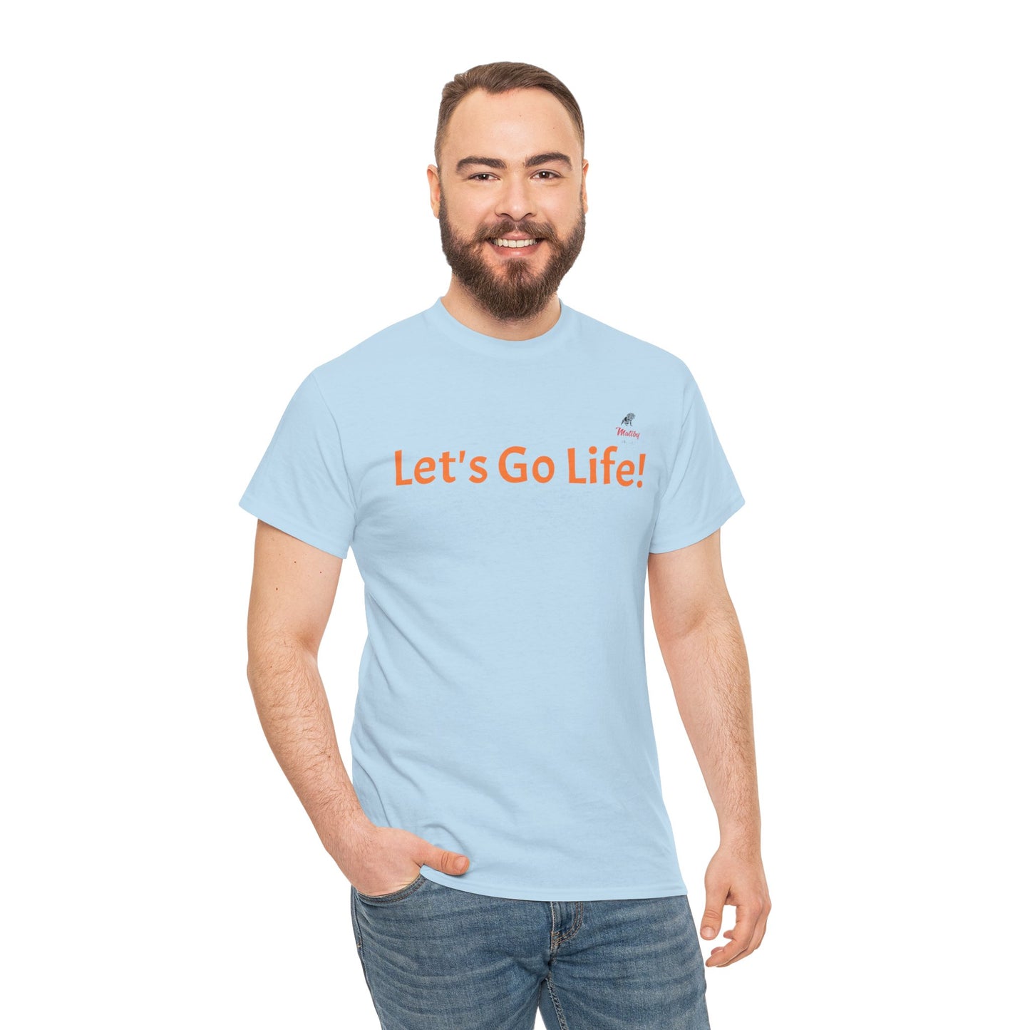 Let's Go Life! Unisex Heavy Cotton Tee