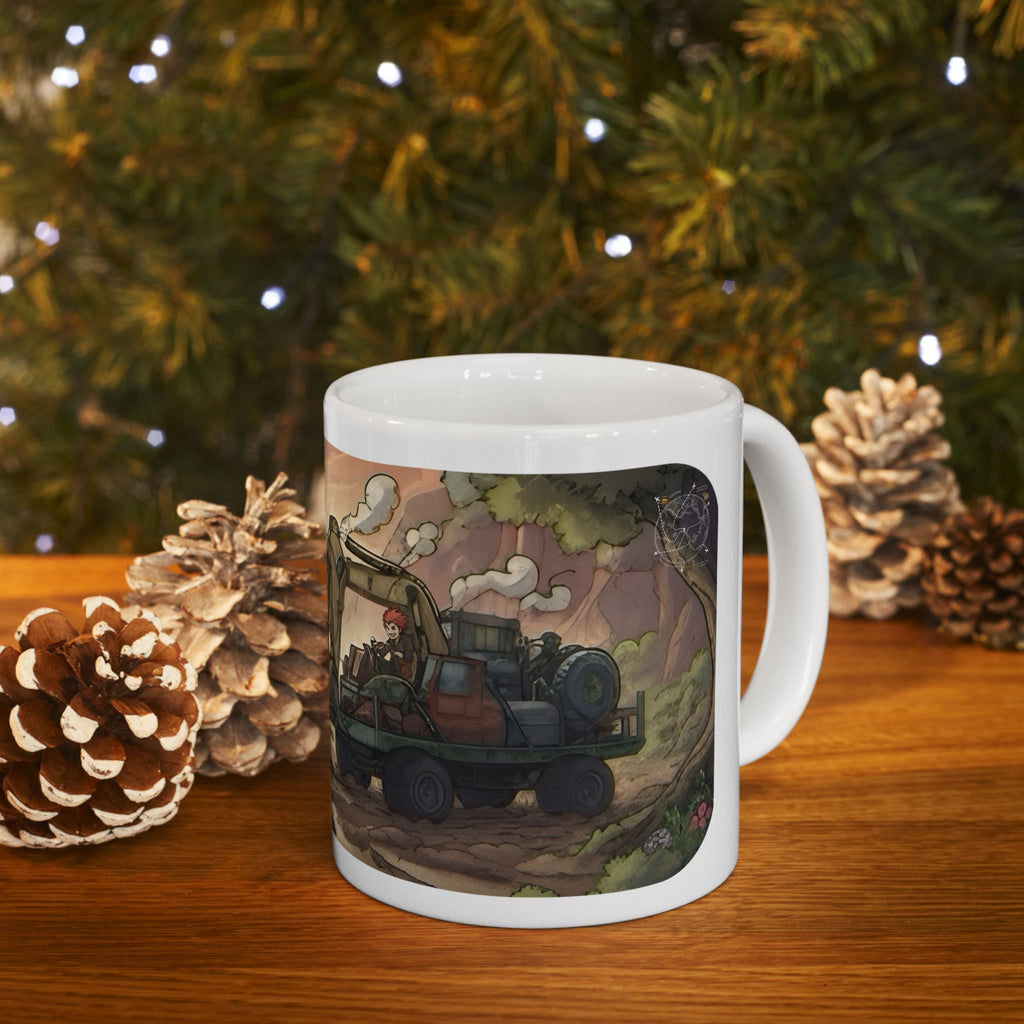 Adventure 4x4 Trucks #34, Future Investment Bankers On The Move White Ceramic Mug — Find Your Path To The Essentials Cup (11oz & 15oz)