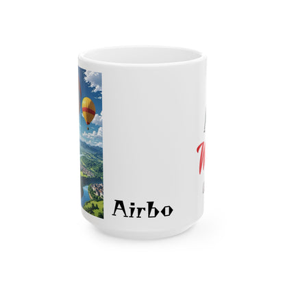 Matiby Airbo Ceramic Mug, (11oz, 15oz)