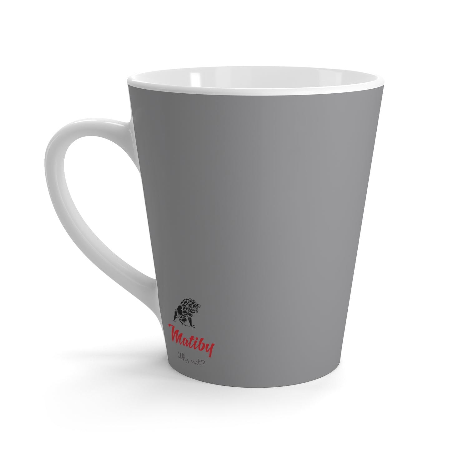 Matiby Lion Mug, Grey