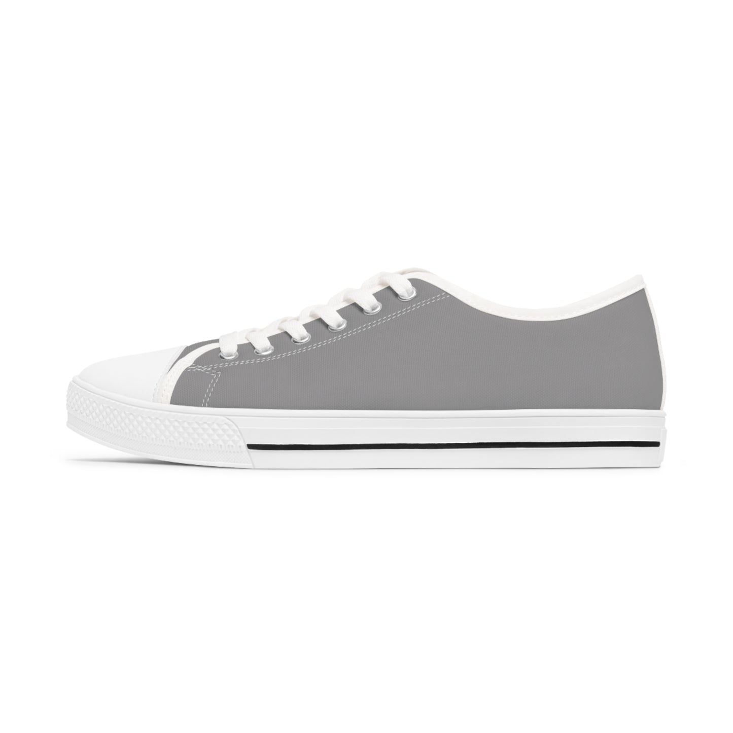 Women's Grey Low Top Sneakers