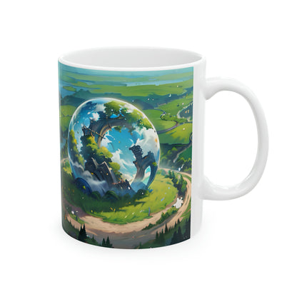 Matiby Worlds Ceramic Mug, 11oz