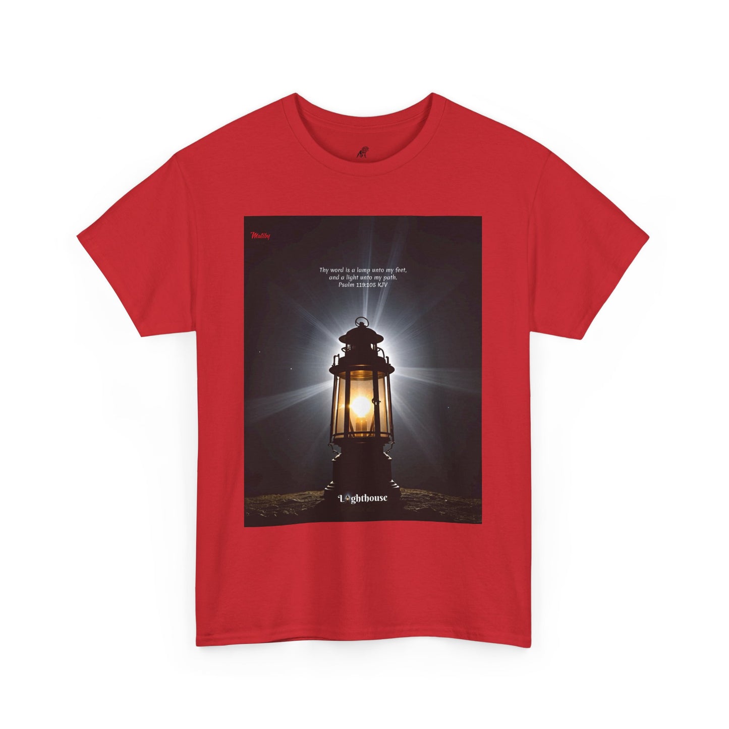 Lighthouse Psalm 119 Unisex Heavy Cotton Tee