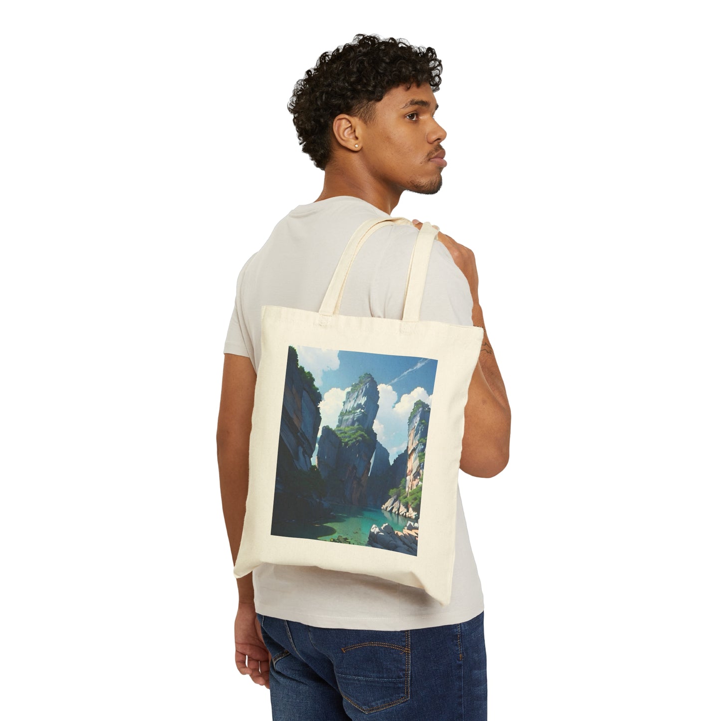 Artzy Cotton Canvas Tote Bag